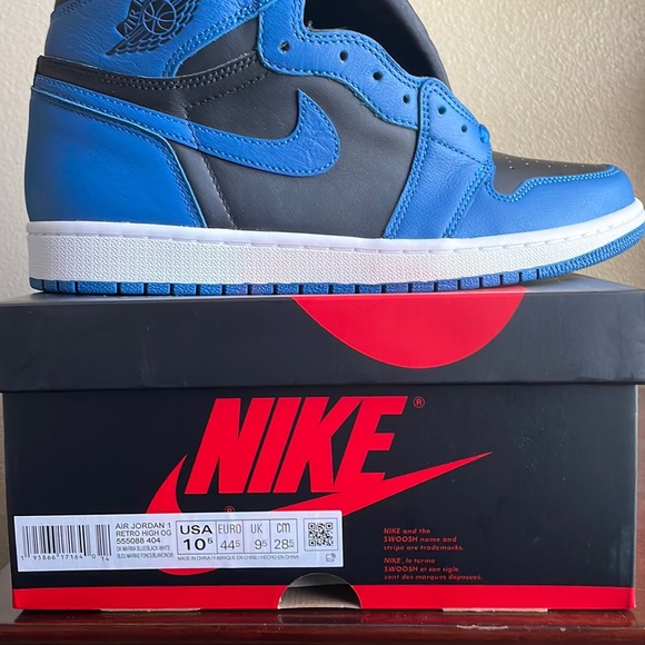 Air Jordan Retro 1 Dark Marina Blue size 10.5 - Picture 6 of 7